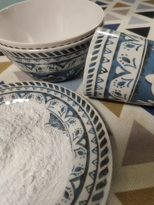 UF1P ειδική υλική σκόνη μελαμινών/άσπρη σκόνη CAS 108-78-1 ρητίνης