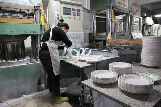 Μη τοξική σκόνη 10Kg/Bag τοποθέτησης υαλοπινάκων μελαμινών 100% άσπρη για Dinnerware μελαμινών