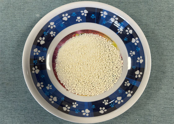 Λευκό C3h6n6 μελαμίνης σκόνη σχήματος κόκκων