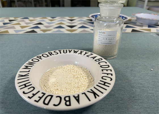 Χρώμα λευκή μελαμίνη σκόνη για τομόσφαιρα C3h6n6 κόκκοι χαμηλή περιεκτικότητα σε στάχτες