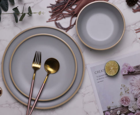 Καμπινγκ Μελαμίνη Δείπνο Πλάκες και Κούπες 12 PCs