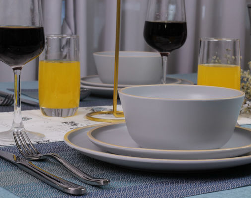 Καμπινγκ Μελαμίνη Δείπνο Πλάκες και Κούπες 12 PCs