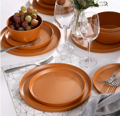 12pcs Μελαμινών Πλάκες Κούπες Αδύναμο Πλυντήριο Πλυντηρίων Ασφαλές Απαλλαγμένο από BPA