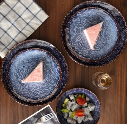 Στρογγυλό Melamine επιτραπέζια σκεύη Ελεύθερο από BPA ανθεκτικό σε τσιπ ανθεκτικό