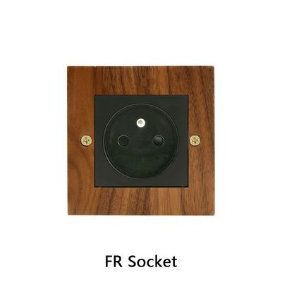 Εύκολο Wifi Module Πίνακας διακόπτη φωτός από στερεό ξύλο 10A 16A 110v-250v 86*86mm