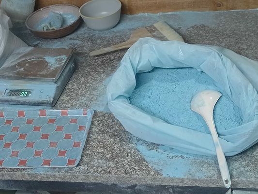 990,8% Σκόπια για τοποθέτηση μελαμίνης σε μπλε μορφή για τα επιτραπέζια σκεύη μελαμίνης